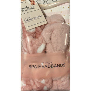 Vivitar Simply Beautiful 2Pack Headbands Bath SPA Make Up. One Size Fits All NWT